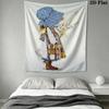 Sarah Kay Wall Tapestry Aesthetic Wall Hanging Printed Fabric Blanket Decorative Tapestries for Bedroom Living Room Home Decor