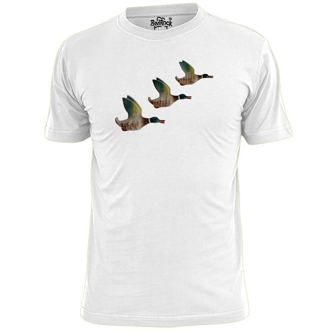 

Mens Wall Ducks Retro T shirt Vintage Funny 4XL