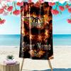 Name Custom Band Poster Aerosmith Print Beach Towel, Large Soft Quick Dry Towel for Beach Camping Swimming