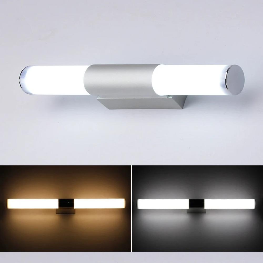 LED Modern Wall Lamps Super Bright Long Strips Led Mirror Light Indoor Decors Acrylic Lights for Bathroom Bedroom