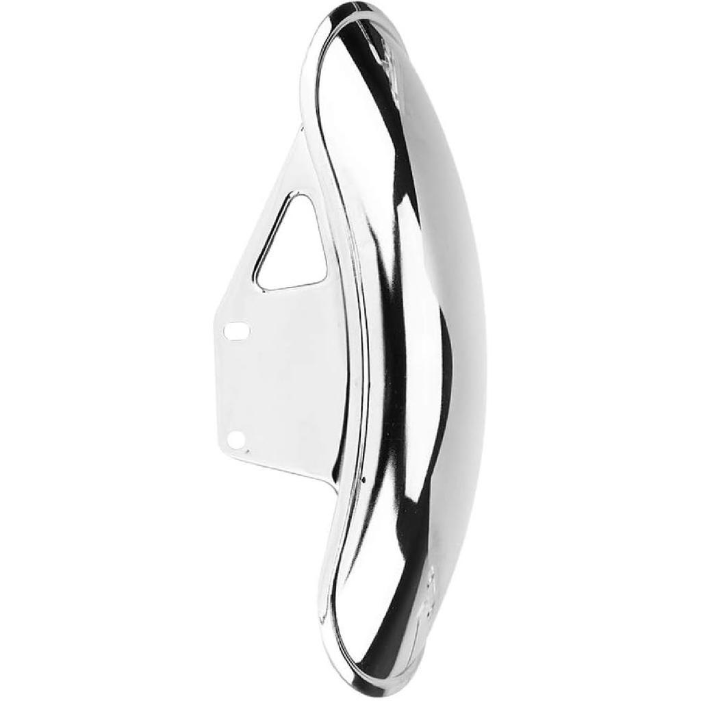 Motorcycle Front Mud Flap Guard Fairing Mudguard Cover Metal Motorcycle Front Mudguard Replacement Fit for GN125 GN250 Chrome