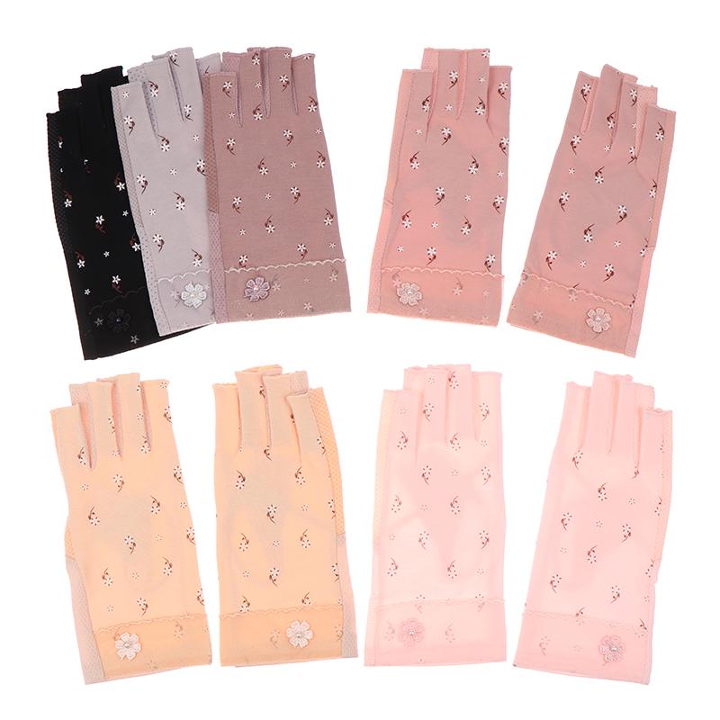 1 Pair Anti Uv Nail Gloves Uv Gel Shield Glove Fingerless Manicure Nail Art Tools Led Lamp Nails Dryer Radiation Hand