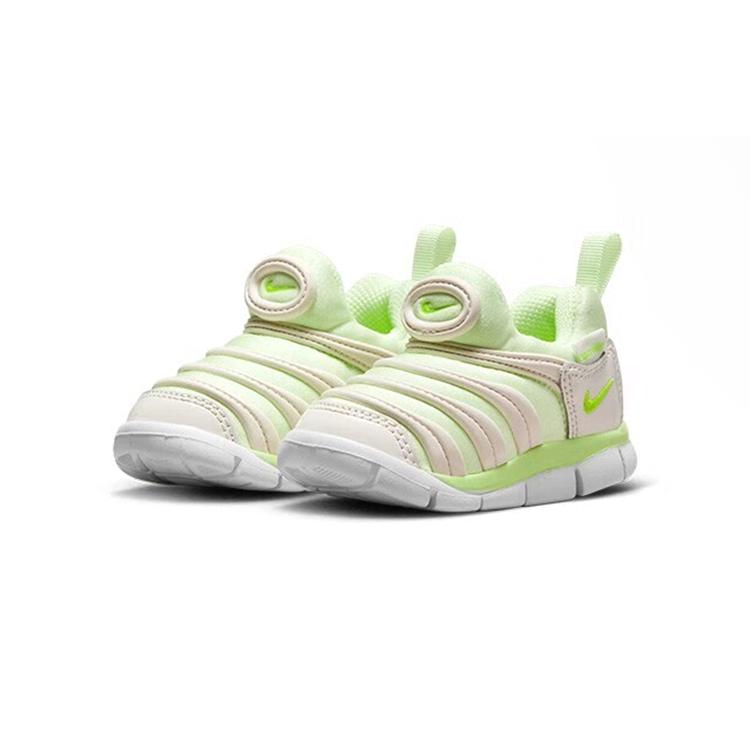 Nike Dynamo Free Caterpillar Slip Resistant Abrasion Resistant Low top Toddler Shoes Green Infant And Toddler 343938-704