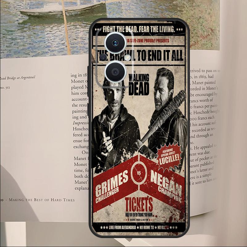 Walking Dead TWD Cover For OPPO Reno 11F 12F 13F 14F 14 10 11 13 Pro 7 8 Lite OPPO Find X8 X6 X5 X9 Pro Case