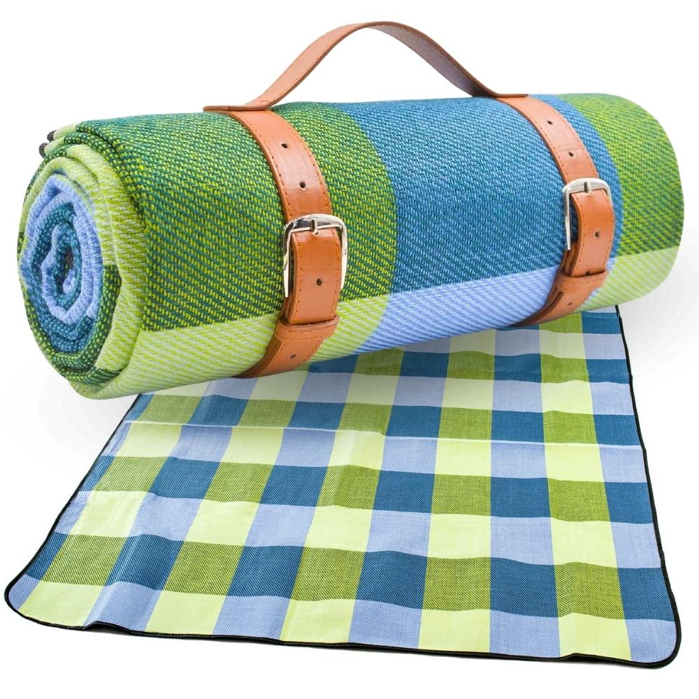Picnic Blanket Beach Mat Plaid Pad Insulation Foldable Waterproof 200X200
