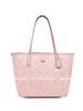 Coach Stadt Kunstleder Schultertasche Groß Damen Rot Rosa