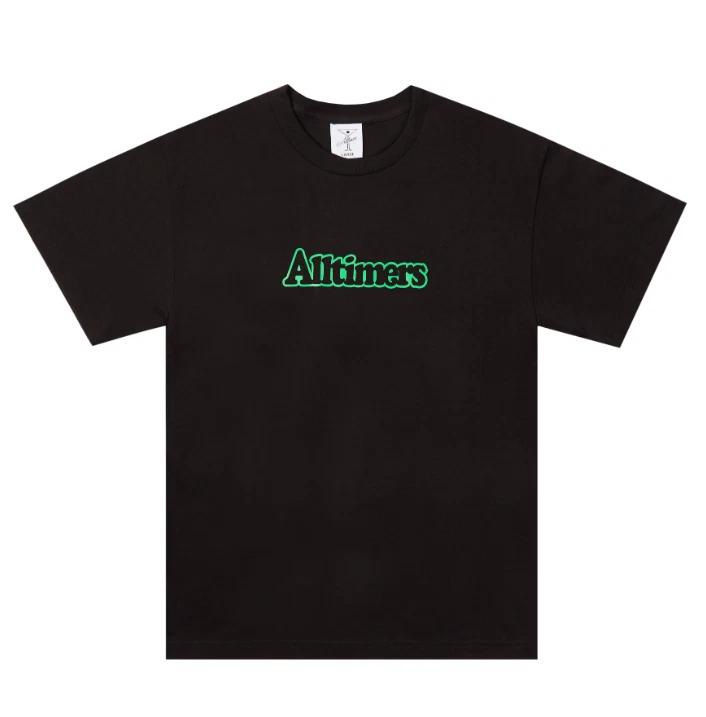 Alltimers Skate Streetwear Broadway Tee Mens Tshirt Black Purple White S