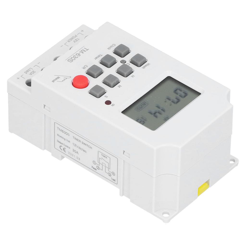 Microcomputer Timer Switch 7‑Day Electronic Accessories with Digital Display for Light Control