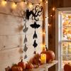 with Bell Inverted Branch Bat Wind Chime Spooky Hanging Door Bell Halloween Wind Chime  Garden