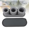 Hollow Cylinder Ice Cube Tray Quick Release Silicone High Low Temperature Resistant with Lid 3 Hollow Cylinder Ice Cube