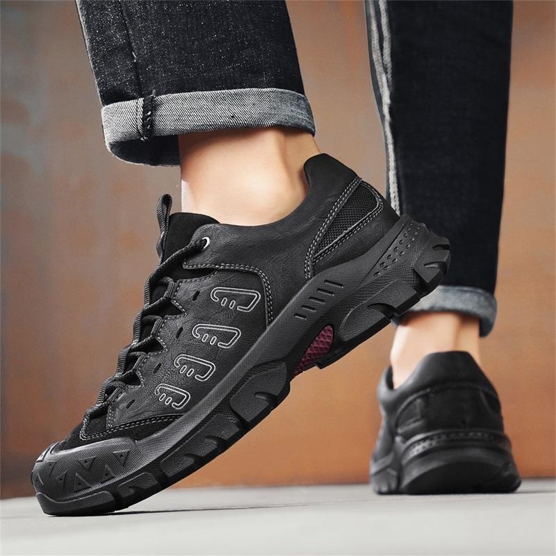Herbst Herren Outdoor Freizeitschuhe Anti-Rutsch Sneaker Wanderschuhe