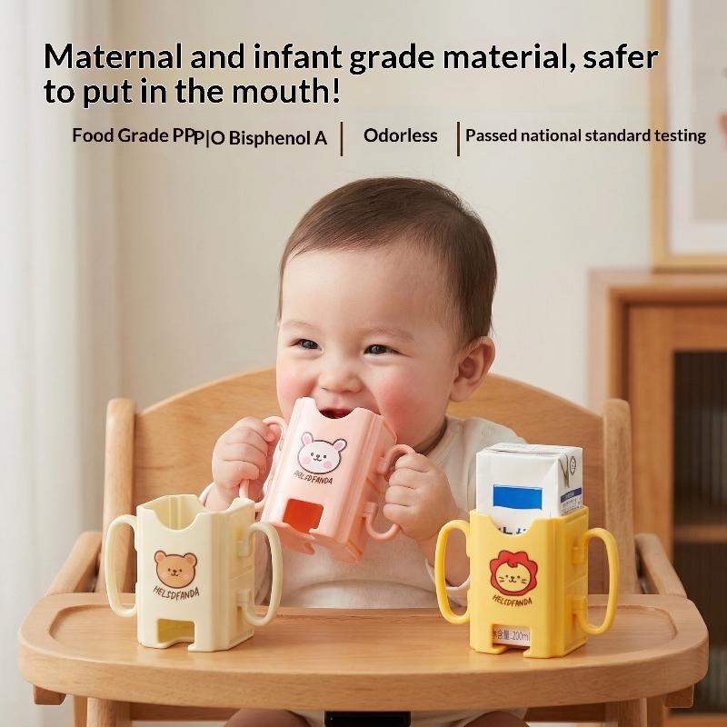 1Pcs Anti-Squeeze Cup Holder Adjustable Milk Cup Holder Juice Box Holder Portable Drink Holder For Home Car Or Traveling