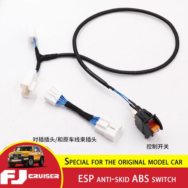 

ESP anti-skid ABS switch FJ sports switch compatible with 07-23 Toyota FJ Cruiser mud escape switch to enhance performance sport