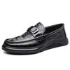 Fashion Mens Wedding Dress Flats 2025 New Party Fashion Walking Shoes Luxury Men Penny Loafers Leather Slip On Casual Business Shoes