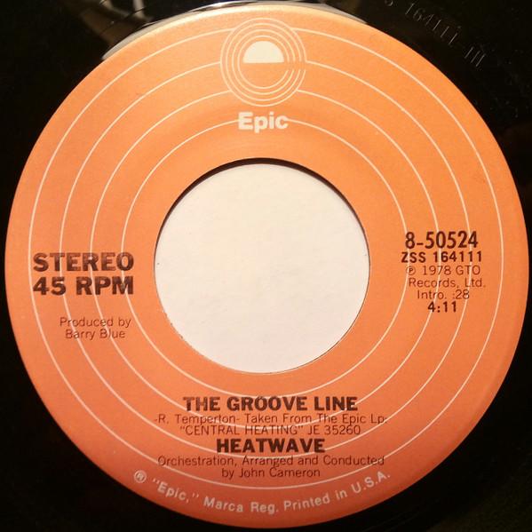 

7inch Record HEATWAVE - The Groove Line 850524 Epic 1977 US Soul/Funk Used