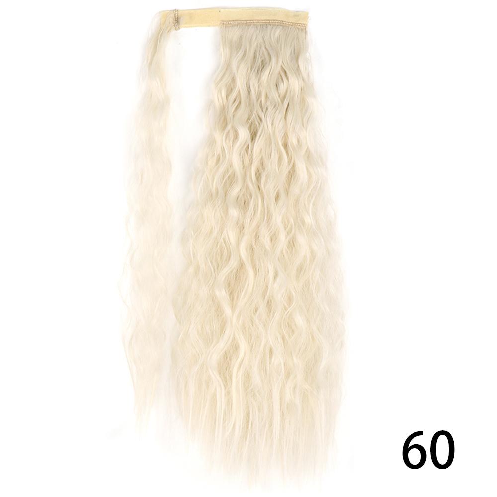 MISS WIG Women Synthetic Long Straight Ponytail Extensions Heat Resistant Hair 22 and 34 Inch Wrap Around Pony Hairpiece for Women