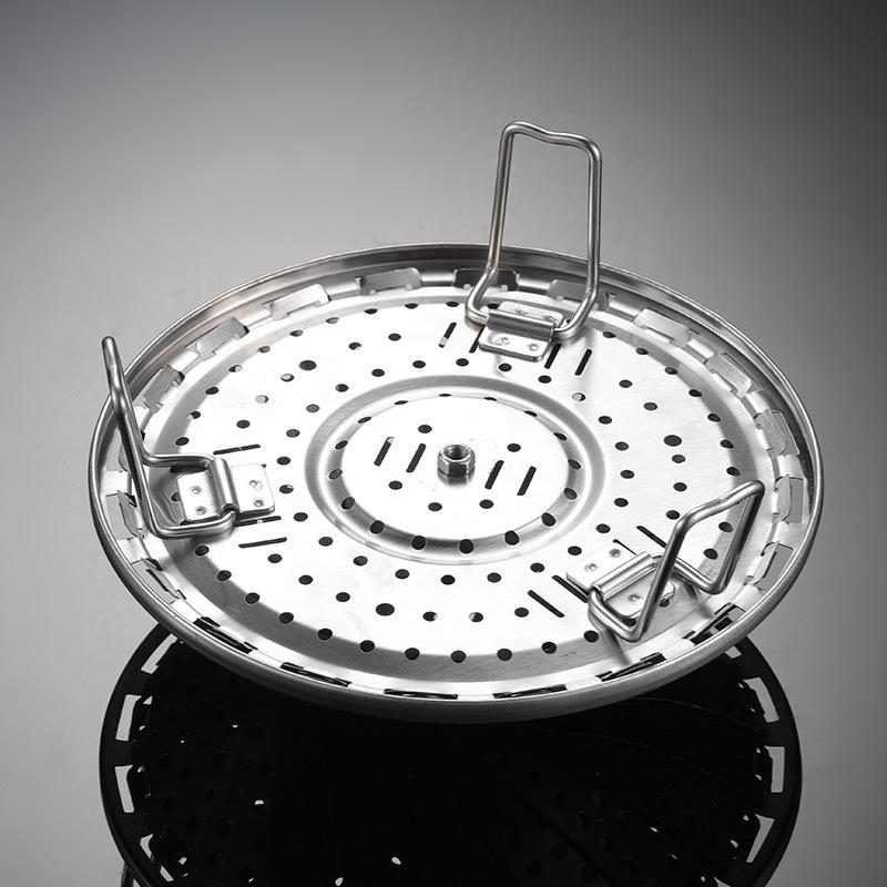 HANYANG 304 Stainless Steel Folding Steamer Tray Steam Rack Steam Drawer Telescopic Lotus Fruit and Vegetable Tray Draining Tray