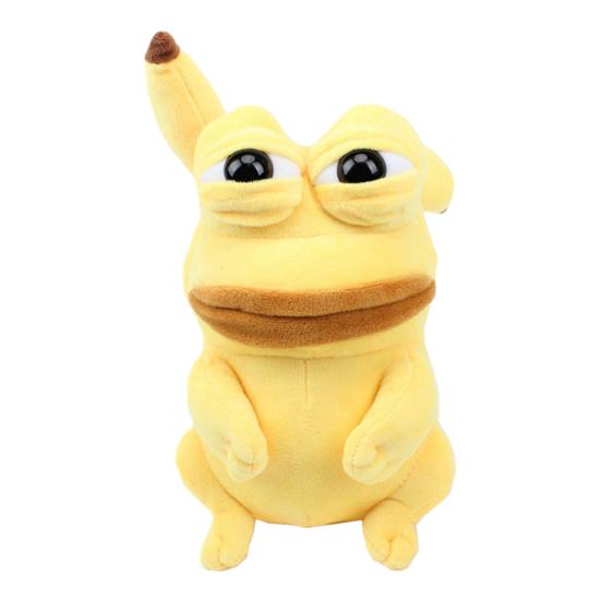 Frog Plush Doll Cute Cartoon Big Eyes Soft Comfortable Touch Vivid Appearance Companion Gift Children Sad Frog Stuffed Toy Sofa Decoration Kids
