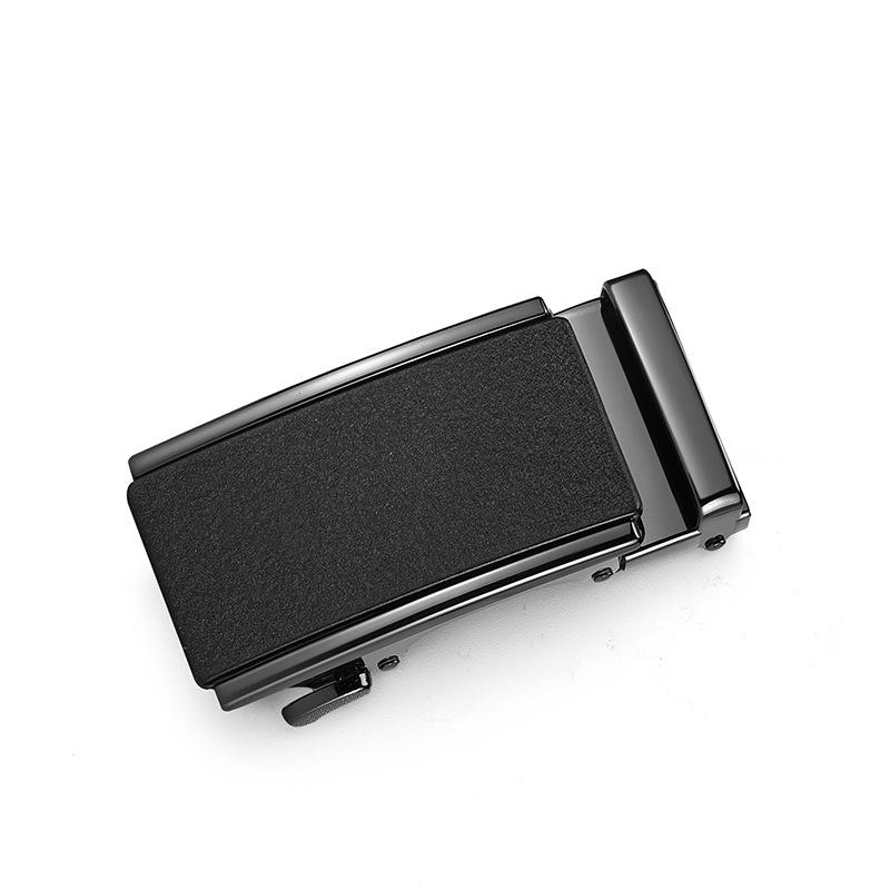 Men's High-End Genuine Leather Automatic Buckle Belt for Casual Trousers