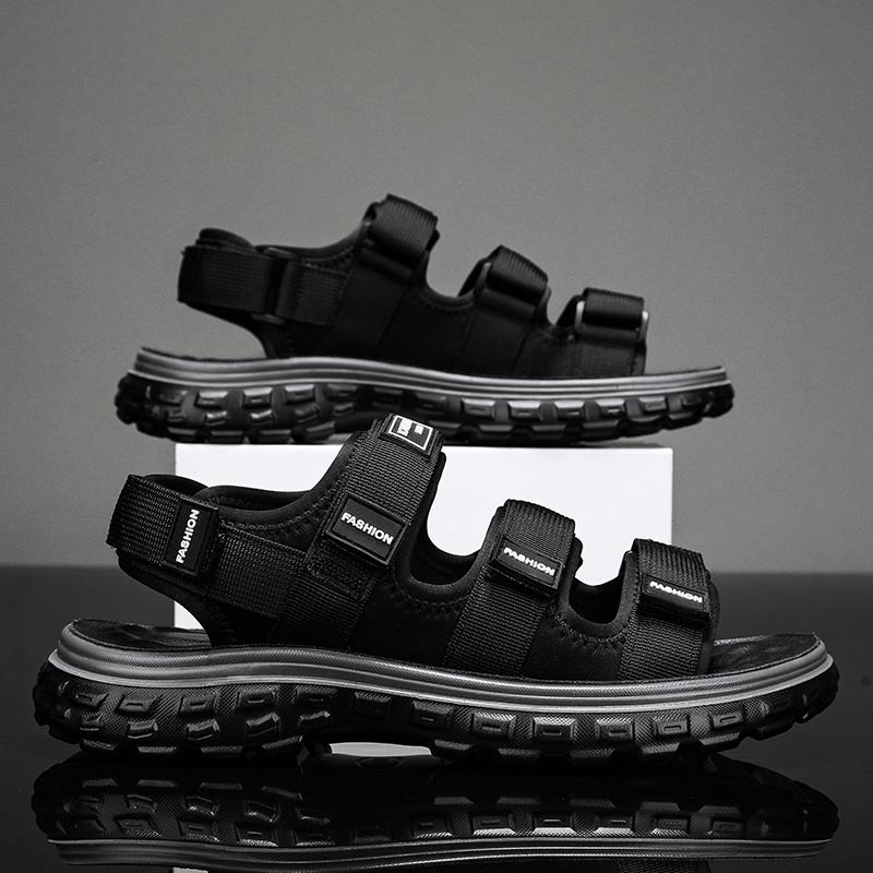 

Летние мужские сандалии из натуральной кожи, мужская повседневная обувь, уличные мужские кожаные сандалии для мужчин, пляжная обувь, римская мужская обувь 44