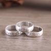 Lotus Vintage Glücksbringende Wolken Zeigefingerring - Personalisiertes Schlichtes Luxus Design