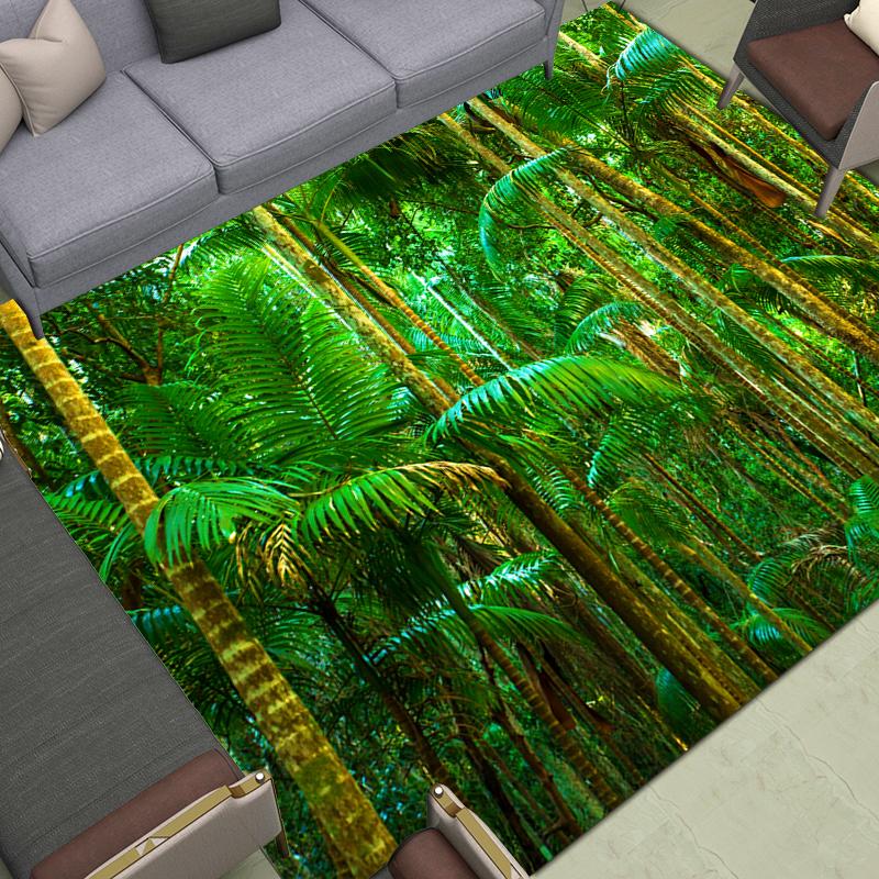 Forest Mountain River Landscape Carpets Bathroom Entrance Mat Kitchen Floor Living Room Corridor Rugs Home Decor Carpet