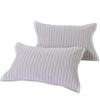 Universal Pure Cotton Multi-layer Gauze Pillowcase with Double Layer Fine Stripes for Adults