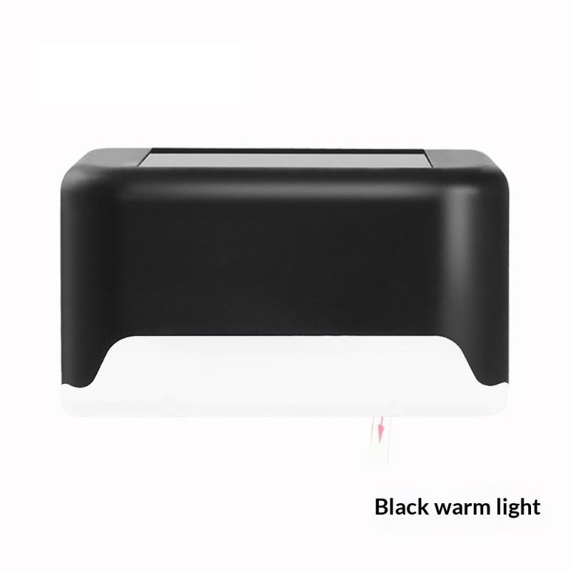 Outdoor Solar Stair Lights Led Waterproof For Garden Yard Railing Fence Lights Enhances Night Safety And Atmosphere 1Pc