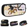 K-On Anime Pencil Cases Yui Mio Ritsu Ui Azusa Pen Bag Kids Big Capacity Students School Gifts Pencilcases