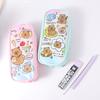 Desktop Storage Cartoon Capybara Stationery Bag Cartoon PVC Pencil Pouch  Children