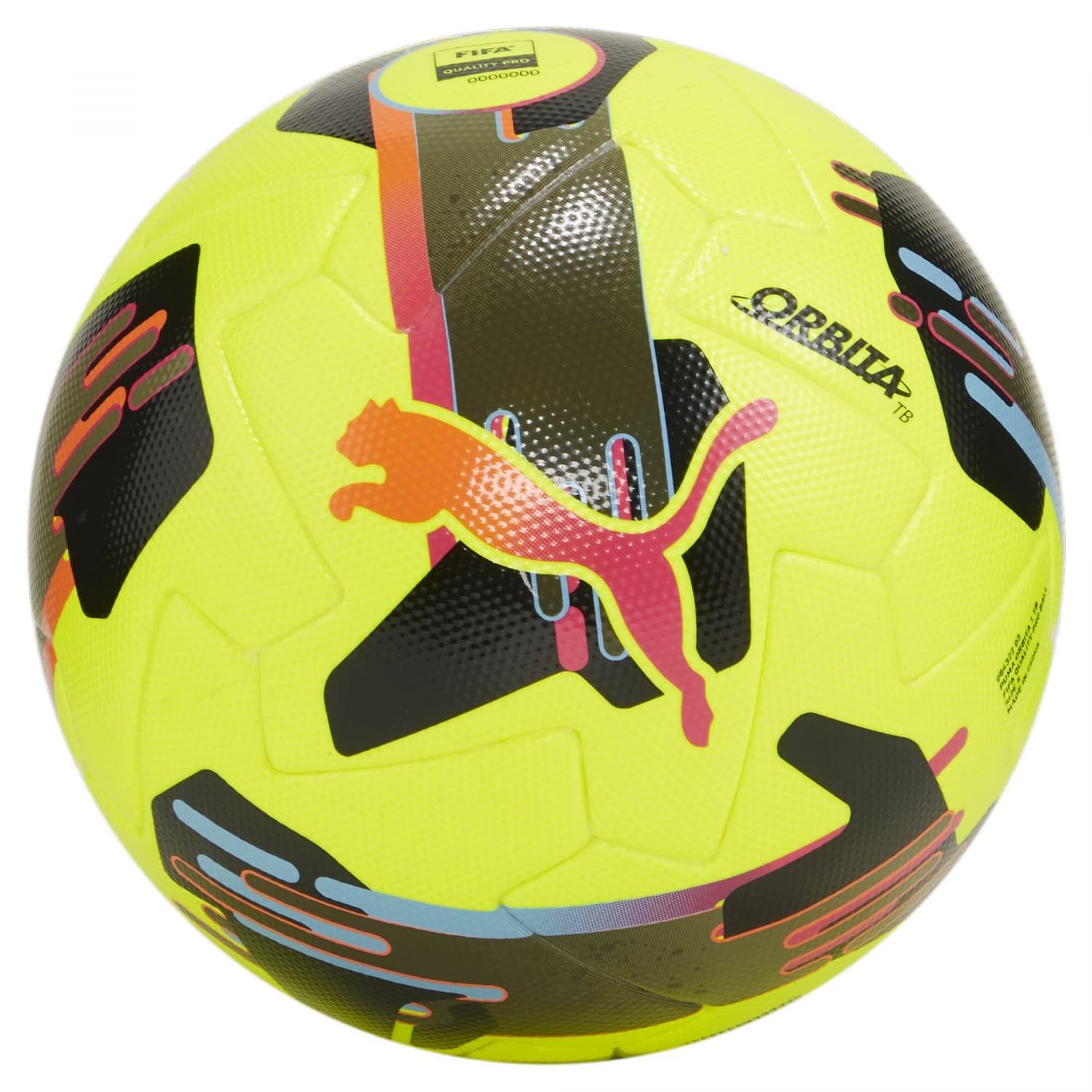 PUMA Orbita 1 Soccer FIFA Lemon Tonic Size Ball, Unisex, TB, Quality, Multicolor, 5, 084322_03