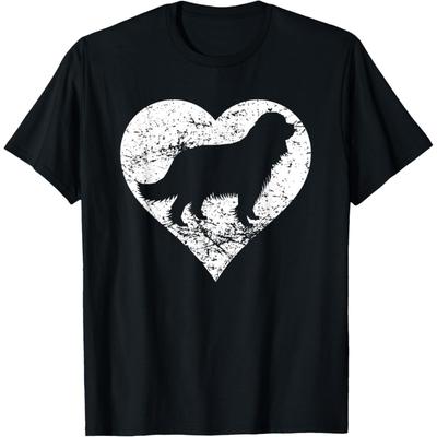 Distressed Cavalier King Charles Spaniel Heart Dog Owner T-Shirt