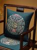 Embroidered Chinese Luxury Cushion Cover 45x45cm Elegant Crane Decorative Linen Pillowcase Living Room Sofa Autumn Pillow Covers