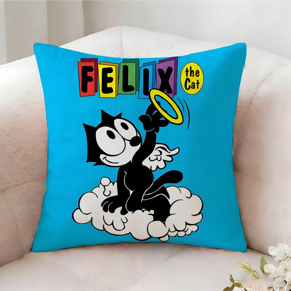F-felix The Cat Pillow Case Pillowcase, Double-sided Printed, Sofa Cushion, Bedroom Headboard Pillow