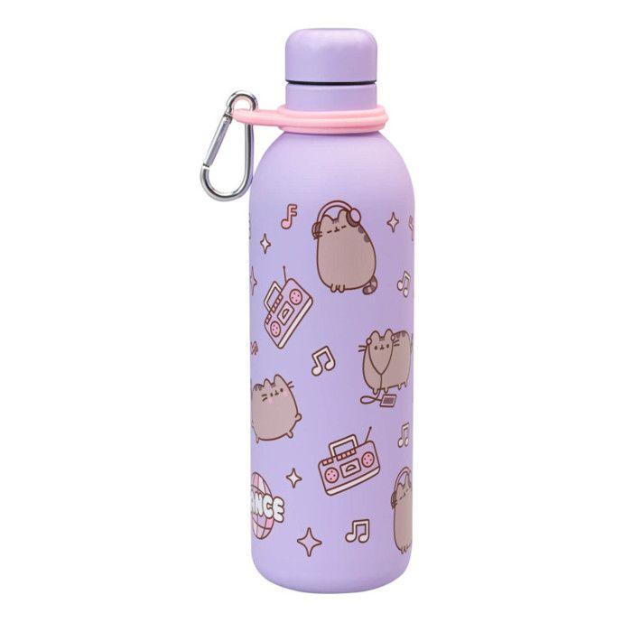 Bouteille isotherme - PUSHEEN - Moments - Acier inoxydable - 500 ml - Violet