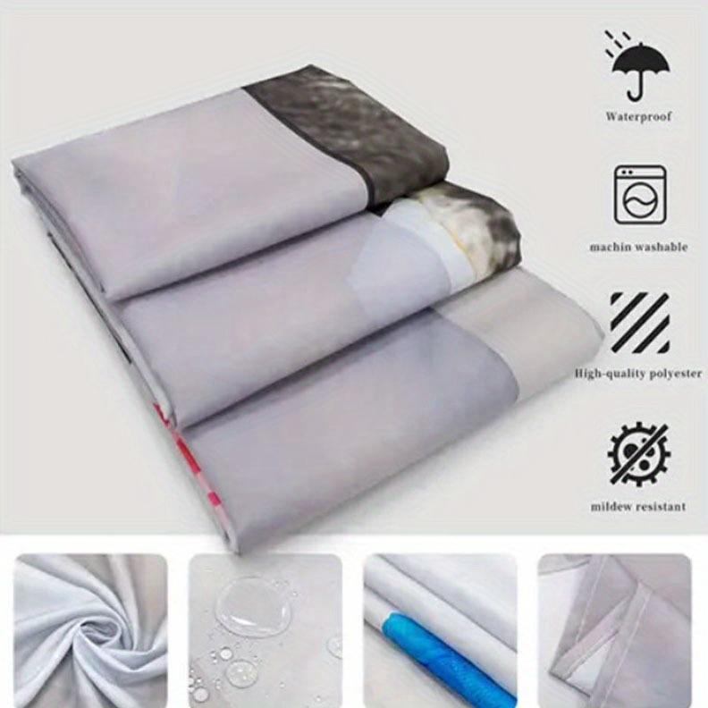 4 buc. Seturi de perdele de duș cu model de trandafiri galbeni pentru baie Covoare de baie antiderapante Capac de toaletă Covoraș de baie Set de baie