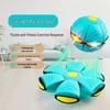 Self-Entertainment Elastic Dog Toy: Magic Flying Saucer, Deformable Foot-Stomping Ball, Educational Outdoor Sports Toy.