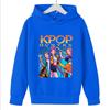 KPop Demon Girls Fashion Casual Sweatshirt Movie New Kids K-Pop Demon Hunters Hooded Tops Toddler Girl Clothes Hunters Hoodie