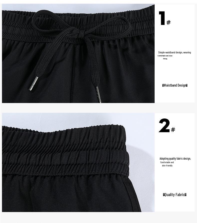 Men's Two-in-One Quick-Dry Running Shorts - Breathable, lightweight, and perfect for marathon training and beach sports.