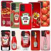 Lamb Heinz Tomato Ketchup Phone Case For Samsung Galaxy A17 A16 A14 A15 A13 A57 A56 A54 A55 A53 A37 A36 A34 A35 A33 A26 A24 A25
