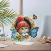 2D Flat Print DIY Table Top Diamond Painting Ornament Kits Double-Sided Diamond Painting Desktop Ornaments Kit Home Table Decor