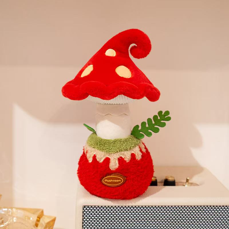 Newest Mushroom Rabbit Mushroom Green Plant Kawaii Plush Toy Figure Doll Cartoon Anime Cute Kids Birthday Holiday Gift Doll