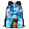 Cartoon NARUTO Pattern Lightweight Backpack With Front Pocket Adjustable Shoulder Strap Unisex Suitable For Children Age 6-10