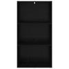 Bookshelf Black Oak Effect 60 x 30 x 114 cm Engineered Wood
