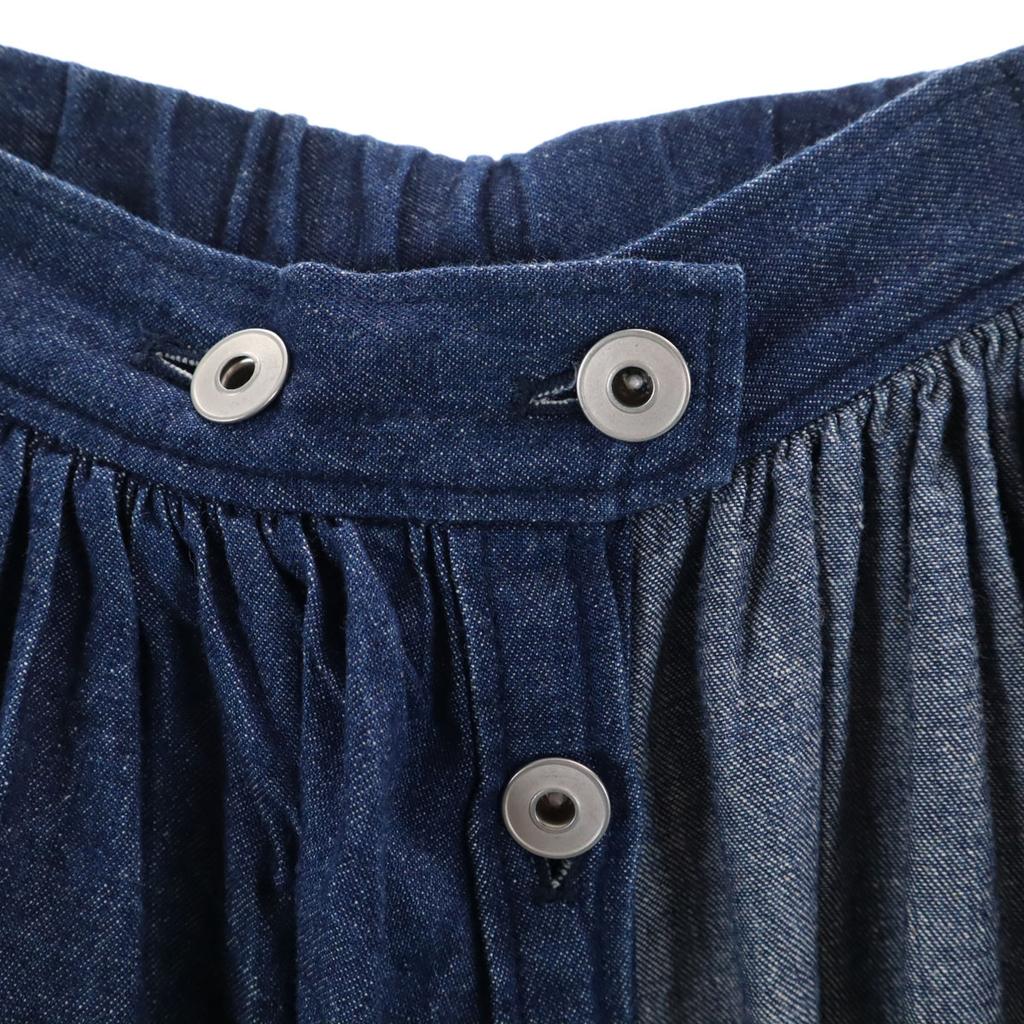 AMERI UNDRESSED Long length Denim skirt S Indigo Women Used