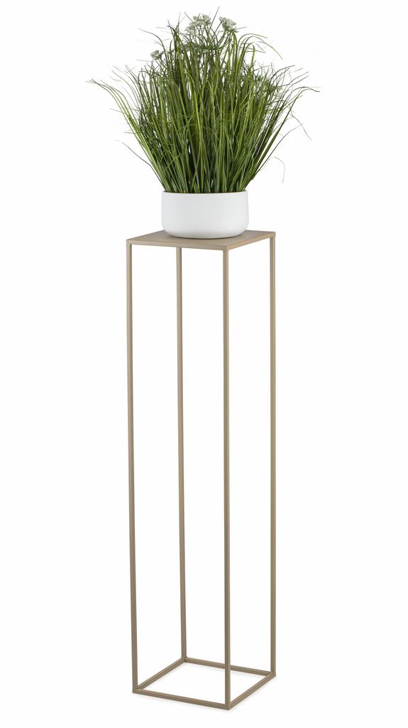 Beżowy Kwietnik Stojący 100 Cm