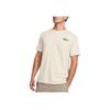 Under Armour UA Walley Animal Pattern Crew Neck Short Sleeve T-Shirt Men Tops Off-White 1382908-110