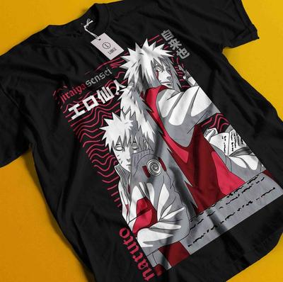 Jiraya T-Shirt Naruto Tshirt Tsunade Shirt Madara Kakashi Itachi Minato Pain Tee