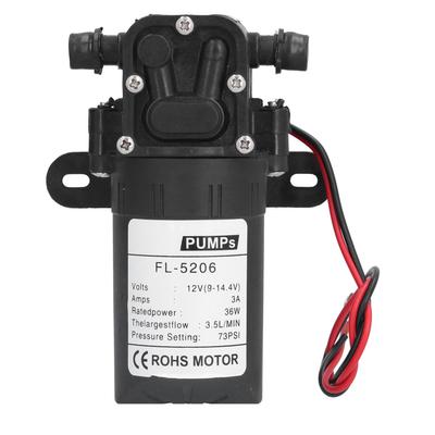 Bomba de Diafragma de Tubo Recto DC12V 36W 73PSI Pulverizador Eléctrico Agrícola Accesorio Bomba de Agua DC