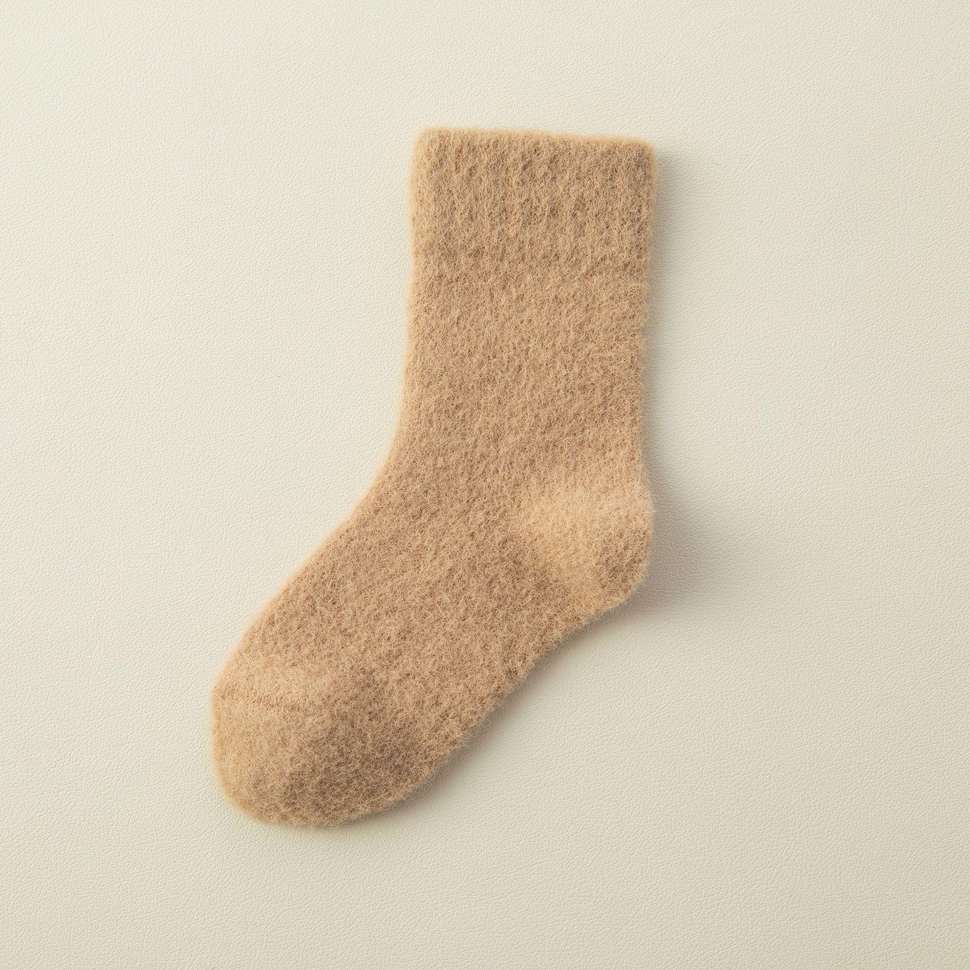 

Толстые зимние носки из норки для детей - Уютные носки средней длины для сна для мальчиков и девочек M: Ages 2-4 (Fits shoe size 20-26)